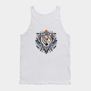 Abstract Animal Tiger 1 Tank Top